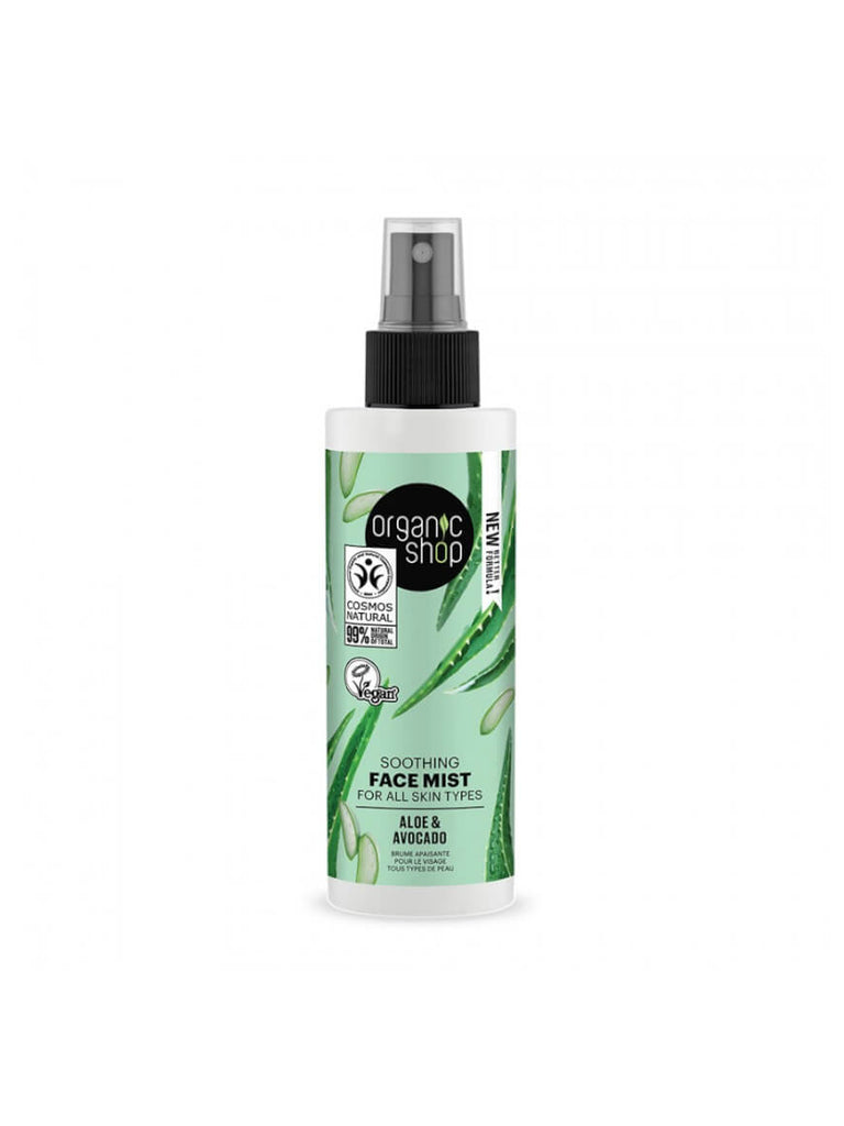 Organic Shop Soothing Face Mist For All Skin Types Avocado And Aloe, 150ml