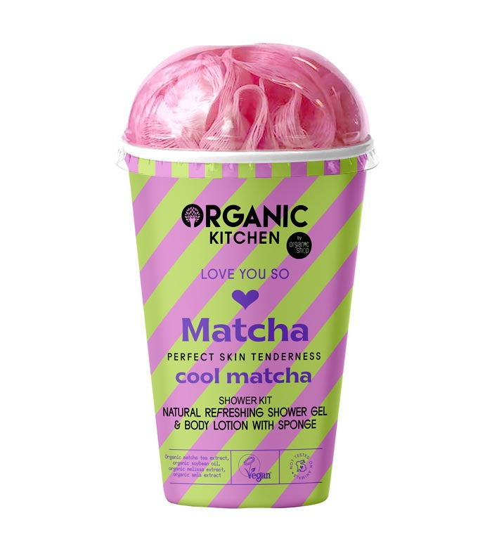 Organic Kitchen Cool Matcha Shower Kit Natural Refreshing