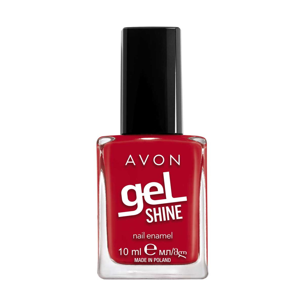 Avon Gel Shine Nail Enamel - Red Is Red